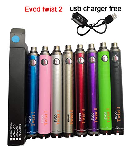 Fidgetfidget Evod2 Twist 2 Ii 1600mah 510 Thread Usb Charger | Desertcart  Papua New Guinea