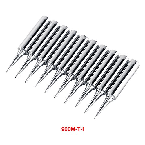 10 Stücke 900M-T-I Kupfer Base bleifreie galvanisch Eisen und austauschbar Lötkolben Tipps Niedrigtemperatur Lötstation Werkzeug Form I – Bild 4