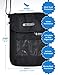 Travel wallet, RFID Blocking Neck Passport holder, Security Lightweight Stash Pouch, w/ 5 FREE BONUSES