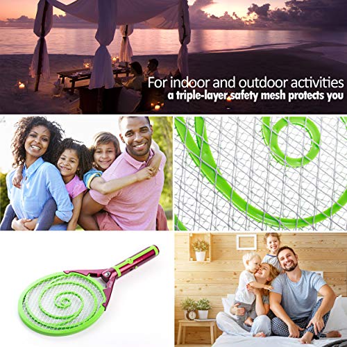 Nikаnd Fly Racket - Light Trap Indoor & Outdoor Tennis Racquet - Fruit Flies Fly Control Best for Camping