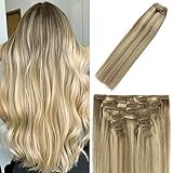 WindTouch Clip in Hair Extensions Human Hair Mixed