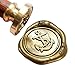 UNIQOOO Arts & Crafts Safari Anchor Wax Seal Stamp, Great for Embellishment of Envelopes, Invitations, Wine Packages, Cards, Lettering, etc - Exceptional Gift Idea for Frends, Family Members