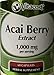 Vitacost Acai Berry Extract -- 1,000 mg per serving - 60 Capsules