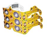 3D Christmas Glasses - Holiday Specs -ELVES - 3 PAIRS - Transform Christmas Lights Into Magical Images