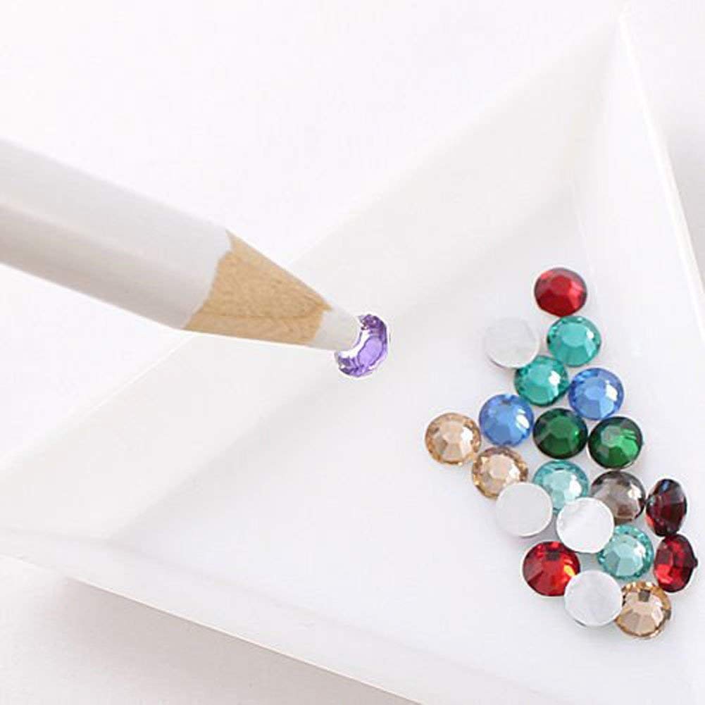Nail Art Rhinestones Set, Saviland Glitter Micro Diamond Gems+ Wax Pencil+ Nail Glue, Nail Art Decoration Manicure Sets