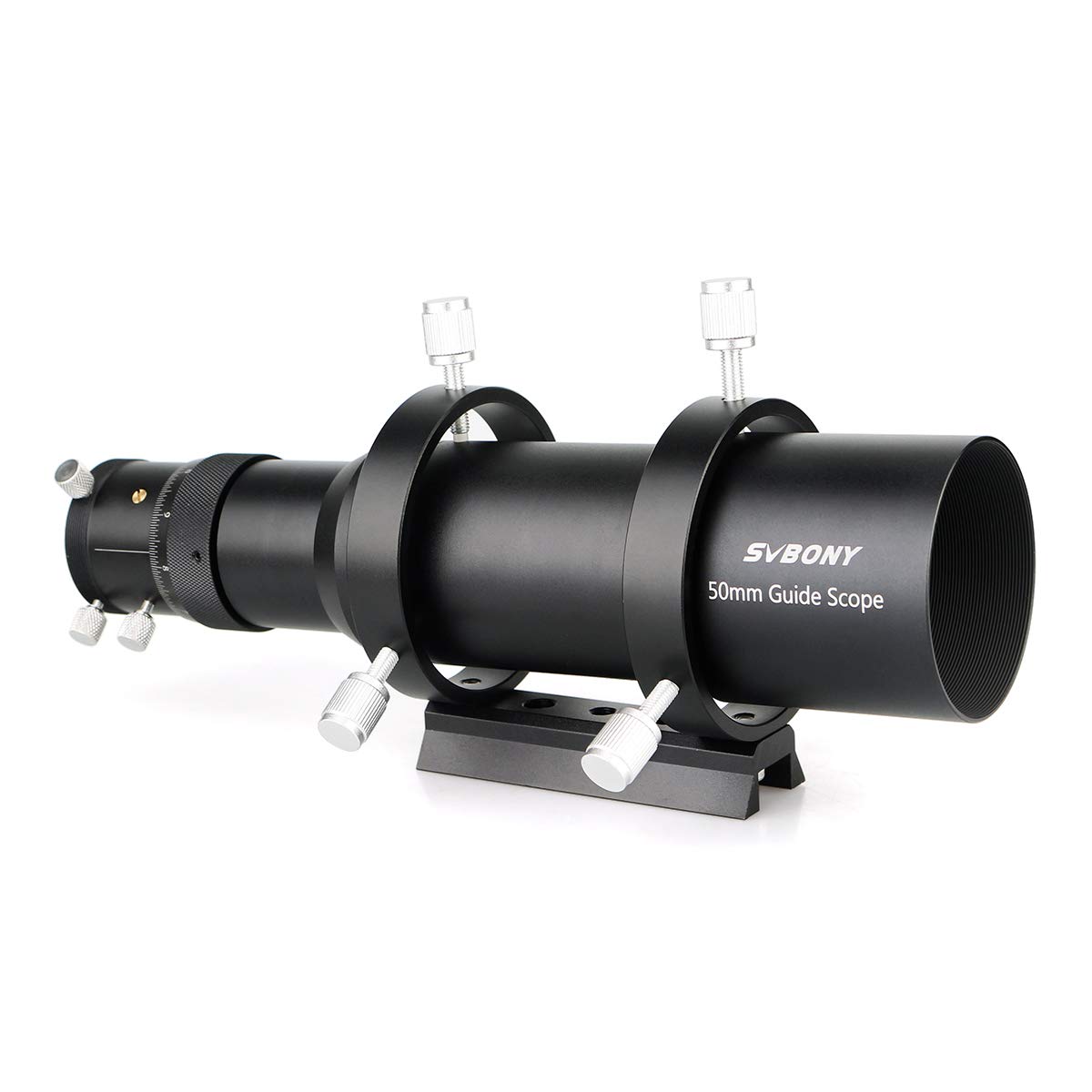 SV106 Telescope Guide Scope, 50mm F4 Focal Ratio 190mm Focal Length, Full Coating Finderscope with Helical Focuser, for Guiding Finding Stars, Compatible with ZWO QHY Auto Guide Camera