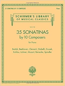 35 Sonatinas By 10 Composers For Piano Schirmer S Library Of Musical Classics Volume 2136 Hal Leonard Corp 0888680717155 Amazon Com Books
