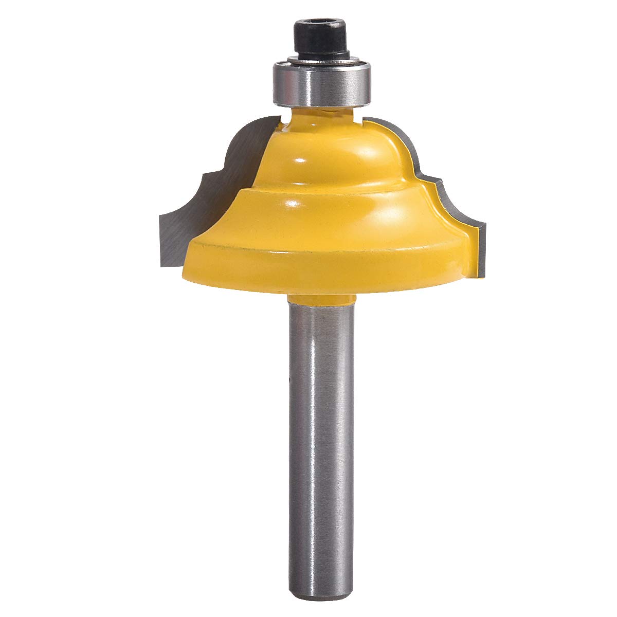 KATUR Double Roman Ogee Edging Router Bit with 1/4 Inch Shank, Woodworking Milling Cutter Tool for Woodworking Tool and Accessories Hand Tools(1/4" Shank 1-1/4" Width 5/8" Depth)