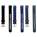 I-SMILE 3PCS Newest Version Colorful Replacement Wristband With Secure Clasps for Fitbit Alta Only(No tracker, Replacement Bands Only)