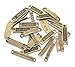 20 Pc Inspirational Message Connector Charms, Antique Look (Bronze Tone)