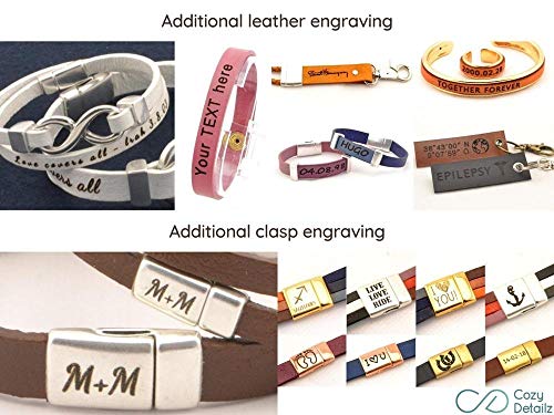 Playful tennis racquet leather bracelet, paddle bracelet, racquet player gift, sports fan, racquet charm, racquetball bracelet, FREE SHIPPING - Thumbnail 5