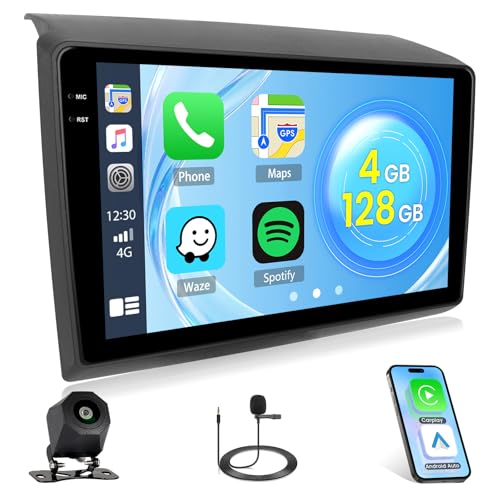 4G+128G Android 15 Incell Touch Screen Car Radio for Peugeot Boxer Fiat Ducato Citroen Jumper 2006-2023 Carplay Android Auto Roinvou, 9'' Radio Mirror Link GPS BT FM RDS WiFi EQ SWC Reversing Camera