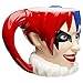 Zak Designs DC Comics Coffee Mugs, Sculpted, Batman Harley Quinn