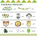 Jungle Safari Birthday Party Decoration Set, Party Supplies, Animal Balloons Cupcake Topper Leaves