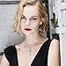 OSIANA Ice Cube 18K White Gold Plated Fashion Pendant Necklace Made with Crystal 18