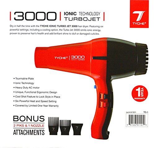 Tyche Turbo Jet Ionic Dryer 3000 (1 Year Warranty Included)
