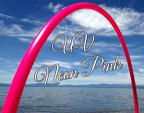 5/8" UV Neon Pink PolyPro Practice Hula Hoop - You Choose Your Size
