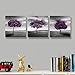 NUOLAN Canvas Print 3 Panels PURPLE TREES Modern Landscape Framed Canvas Wall Art -P3L3030-003