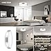LEDGLE 13W LED Ceiling Lights, 10in, 110W Incandescent Bulbs Equivalent, 960lm, Lighting for Bathroom, Kitchen, Hallway, Flush Mount Ceiling Light, 6000K Daylight White