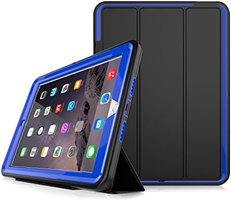 SYNTAK iPad Pro 10.5 Case,Slim Heavy Duty Shockproof Rugged Cover Three Layer Hard PC+Silicone Hybrid High Impact Resistant Full Body Protective Case with Screen protector,Blue