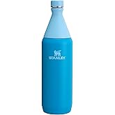 Stanley All Day Slim Bottle 34 oz | Twist On Lid with Leakproof Seal | Slim Design for Travel & Gym | Insulated Stainless Steel | BPA-Free | Azure