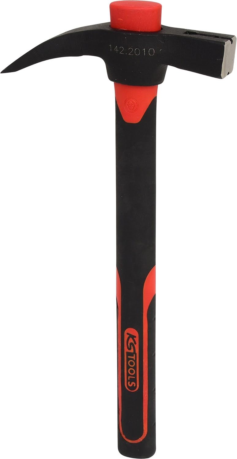 KS Tools 700g Fiberglas Handle Claw Hammer