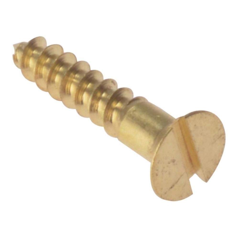 ForgeFix Wood Screws - Solid Brass | 3/4" x 4 | Countersunk | Box 200 โ image 1