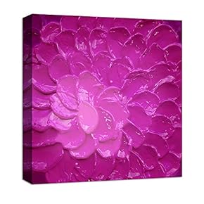 Abstract Beautiful Flowers Oil Painting Features Painting Artwork...