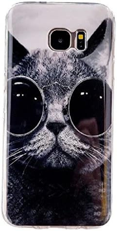 UCLL Galaxy S7 Edge Case, [Scratch Resistant] Bumper Case Cover for Samsung Galaxy S7 Edge with a Screen Protector (Black)