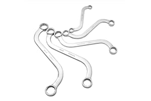 Sunex 9940 SAE S-Style Wrench Set, 5/16 x 3/8-Inch - 11/16 x 3/4-Inch, Alloy Steel, 5-Piece