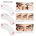 Eyebrow Kit Eyeshadow Brush Blush Brush Stencil Scissors Tweezers Makeup Brush Set for Men Women and Maiden(Dark Brown Eyebrow Pencil)