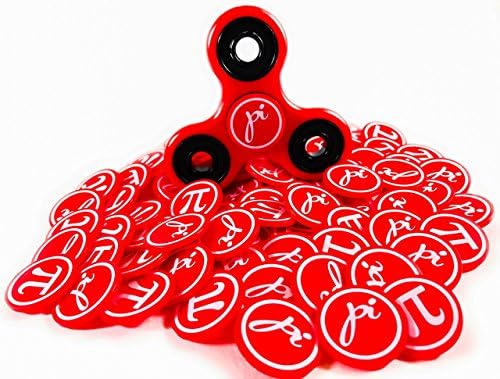 Pi SpinS Red Mathematically Superior Fidget Spinner