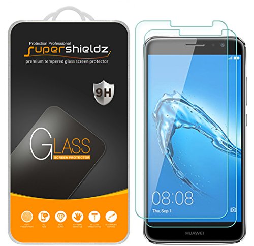 [2-Pack] Supershieldz For Huawei Nova Plus Tempered Glass Screen Protector, Anti-Scratch, Anti-Fingerprint, Bubble Free, Lifetime Replacement Warranty