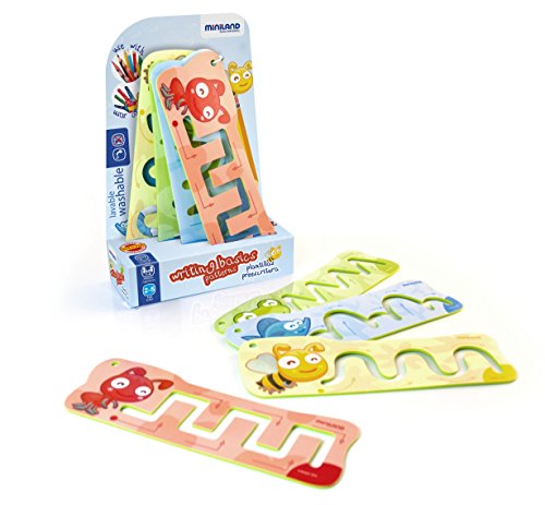 Miniland Pre-Writing Basic Patterns Stencils