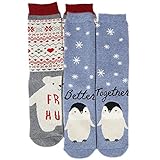 Gmark Womens' Creative Cute Cartoon Animal Women Women New Year's Socks Birthday Gifts Multicoloured