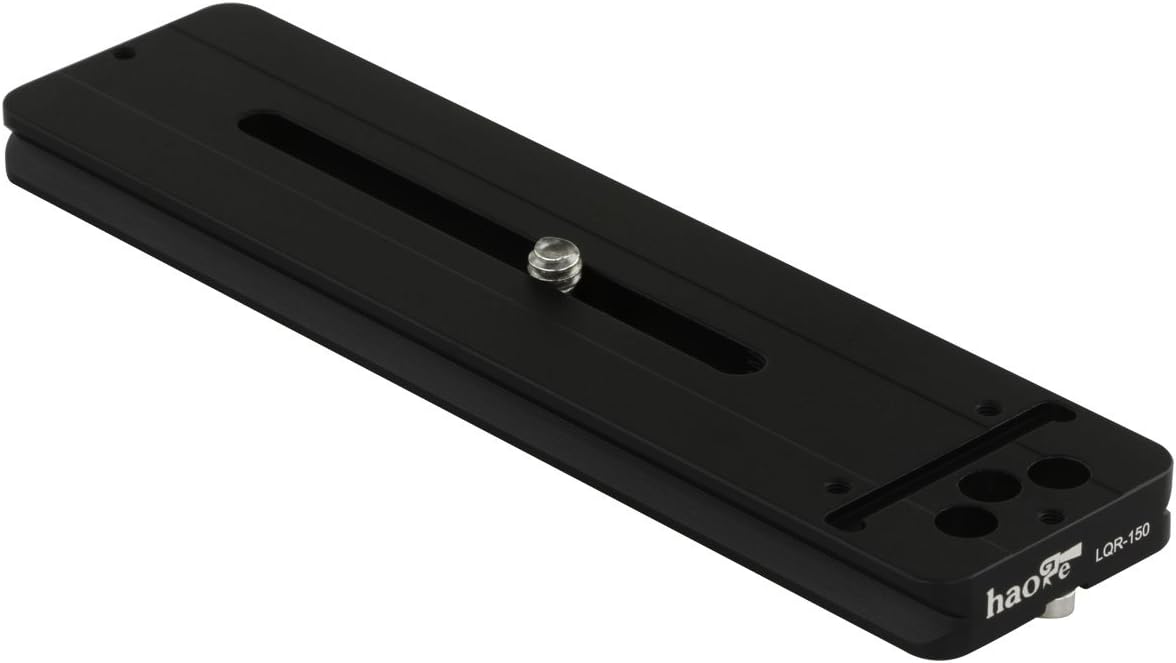 Haoge LQR-150 150mm Universal Lens Foot Quick Release Plate for Nikon Olympus Fujifilm Tokina Tamron Sigma Pentax Sony Tele Telephoto Lens Compatible with Arca Swiss Tripod Ball Head Ballhead