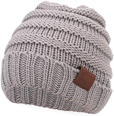 gray toddler winter hat