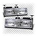 Xtune 1988-1998 Chevy/GMC C/K Series Suburban 1995-1999 Tahoe Headlights Pair 1989 1990 1991 1992 1993 1994 1995 1996 1997