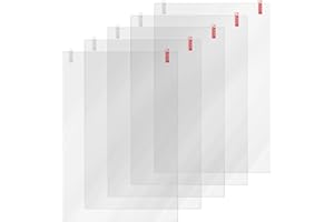 HIKUDIY 5PCS 10 Inches LCD Screen Protector Film - Scratch-Resistant High Light Transmittance Protective Films for ELEGOO Saturn 4 12K/Saturn 4 Ultra 12K LCD Resin 3D Printer