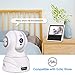 WiFi Pet Camera, Pan Tilt Zoom 1080P WiFi IP Home Security Camera Pet Dog Baby Monitor Camera 2 Way Audio, Motion Detection, Night Vision, Compatible with Alexa (White)