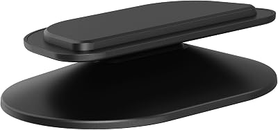 PlusAcc Adjustable Tilt Stand for Echo Show 8 (3rd Gen) Non-slip Base Black