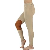 beroy Horse Riding -Pants Women Equestrian-Breeches - Ladies Training Horseback Riding Tights Full Seat Silicone Pockets