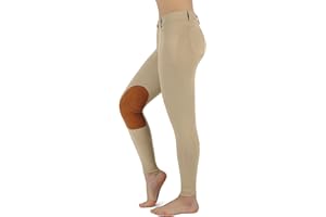 beroy Horse Riding -Pants Women Equestrian-Breeches - Ladies Training Horseback Riding Tights Full Seat Silicone Pockets
