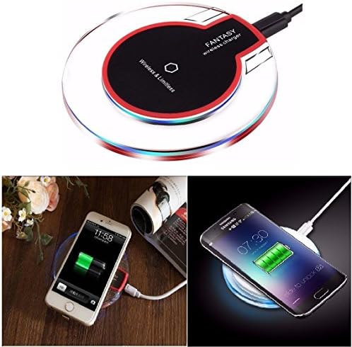 Aironx™ Wireless Charging Pad/Wireless Charger for iPhone 8/8 Plus iPhone X Samsung Galaxy Note 8/S9/S9+/S8 Plus/S8 Galaxy/S7/S7 Edge/LG/V30+