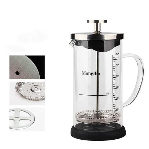 Cafetera francesa, Prensa francesa con acero inoxidable ...