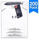 Spartan Industrial || 200 Count - 9" X 12" Self Seal Clear Poly Bags with Suffocation Warning for Packaging, T Shirts & FBA (More Sizes Available) - Permanent Adhesive