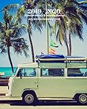 2019 - 2020 | 18 Month Weekly & Monthly Planner July 2019 to December 2020: Volkswagen at the Beach by Dazzle Book Press