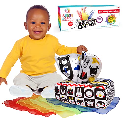 Creative Kids Pull Along Sensory Box Montessori Edition HighContrast