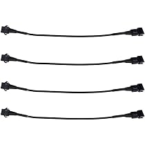 6 Câbles D'extension LED RGB 4 Pins - 4x100cm + 2x50cm - Pour Bandeaux Lumineux Voiture/moto