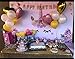 AOFOTO 5x3ft Cartoon Pink Unicorn Background Birthday Party Banner Sweet Flowers Backdrop Kid Baby Shower Infant Newborn Girl Art Portrait Photo Studio Props Video Drape Vinyl Wallpaper